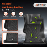 3Pcs Front and Rear TPE Car Floor Mats Replacement for Crosstrek 2018-2023 Replacement for Impreza 2018-2023