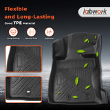 3Pcs Front and Rear TPE Car Floor Mats Replacement for Crosstrek 2024-2025 Replacement for Impreza 2024-2025