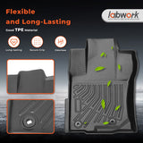 TPE Floor Mats+Trunk Cargo Liner For 2013-2024 Toyota 4Runner 5 Seat All Weather