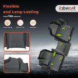 Black 1Pcs Front TPE Car Floor Mats Replacement for Transit 150 250 350 350HD 2015-2021