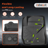 Floor Mats Fit for Ford Escape 2009-2012 All Weather Floor Mats