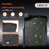 For 1996-2002 Toyota 4Runner TPE All-Weather Front & Rear Floor Mats Liners Set