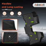 Floor Mats Liner for Toyota Sienna 2004-2010 Black TPE All-Weather 4 Pcs