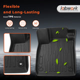 Labwork 3PCS TPE All-Weather Floor Mats for 2023-2026 Honda Accord