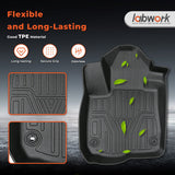 4Pcs Car Floor Mats and Cargo Liner Front and Rear TPE Black Replacement for CR-V 2023-2026