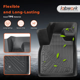3D Custom Fit All-Weather TPE Floor Mats + Cargo & Backseat Liner Set for 2021-2026 Ford Mustang Mach-E (Excludes Gas Mustang)