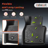 labwork 4PCS Floor Mats and Cargo Liner Black TPE Replacement for CX-50 2023-2025