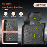 3PCS TPE All-Weather Floor Mats for 2018-2024 Toyota Camry SE LE XLE