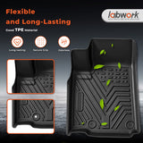 4PCS TPE All-Weather Floor Mats Cargo Liner for 2022-2025 Jeep Grand Cherokee