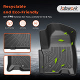 3 Rows TPE All-Weather Floor Mats for 2021-2026 Chevy Tahoe Yukon