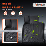 3PCS TPE All-Weather Floor Mats for 2025-2026 Toyota Camry