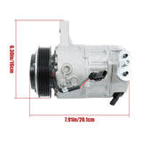 labwork 22931654 23499392 A/C Compressor with Clutch for 2013-2024 Chevy Traverse Enclave Acadia 3.6L