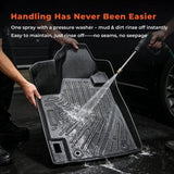 Floor Mats for Cars Liner 3Pcs Black Replacement for Highlander 2008-2013