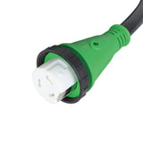 labwork 50A 15 Feet Locking RV Extension Cord Heavy Duty SJTW Cord With Led Power Indicator 125 Volt 3750 Watt