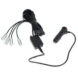 labwork 6M RGB LED Car Interior Fiber Optic Neon EL Wire Strip Atmosphere Light APP