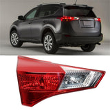 labwork Driver Side Inner Tail Light Replacement for 2013-2015 Toyota RAV4 Rear Tail Light Brake Lamp Assembly LH Left Side 815900R010 TO2802126