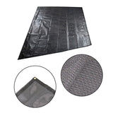 labwork RV Awning Sun Side Shade Screen 9FT X 7FT X 3 INCH Awning Complete Kit Black Grid Uv Blocking Replacement for Travel Outdoor Camping