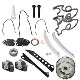 Timing Chain Kit with VVT Cam Phasers Replacement for F150 F250 F350 Navigator Triton SOHC 2004-2014 Replacement for 3R2Z-6A257-DA