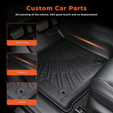 4PCS Floor Mats Black TPE Replacement for Enclave 2018-2024
