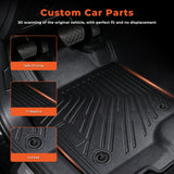 Fit For 2017-2024 Ford F-250/350/450/550 Super Duty Crew Cab TPE Floor Mats Liners