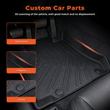 Labwork 3PCS TPE All-Weather Floor Mats for 2016-2022 Mercedes Benz GLC Class