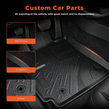 Floor Mats Liners+Trunk Cargo Liner For 2014-2019 Toyota Corolla Sedan Black