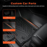 4PCS TPE All-Weather Floor Mats Cargo Liner for 2022-2025 Jeep Grand Cherokee