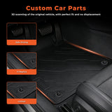 Full Set TPE Floor Mats Cargo Liner for 2018-2024 Chevy Traverse Limited