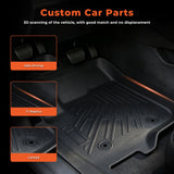 Floor Mats for 2012-2016 Ford F-250/F-350/F-450 SuperCrew Cab All Weather Liners