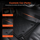3Pcs Front and Rear TPE Car Floor Mats Replacement for Outback 2020-2025 Replacement for Legacy 2020-2025