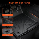 Floor Mats 1st Row Liner Black 2010-2012 4Runner 2010-2013 Lexus GX460
