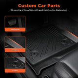 TPE Floor Mats Liner / Trunk Cargo Liner For 2013-2019 Ford Escape