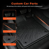Floor Mats for Toyota Corolla Cross FWD Gas & AWD Hybrid 2022-2026 TPE Liner