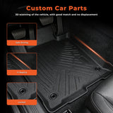 Labwork 3PCS TPE All-Weather Floor Mats for 2013-2017 Honda Accord