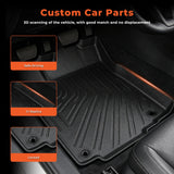 Floor Black Mats for Cars Liner Carpets 3Pcs Replacement for CRV 2012-2016