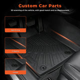 labwork 4PCS Floor Mats and Cargo Liner Black TPE Replacement for CX-50 2023-2025