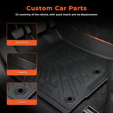 For Toyota 4Runner 2013-2024(7 Seats) Floor Mats & Cargo Liner w/Backrest Mat