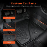 All Weather TPE Floor Liners and Trunk Mat and Backrest Mats for 2009-2012 Ford Escape/2009-2011 Mazda Tribute/Mercury Mariner