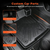 4PCS Floor Mats and Cargo Liner Black TPE Replacement for Edge 2015-2024