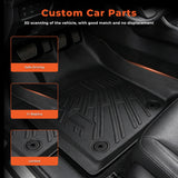 4PCS Floor Mats Black TPE Replacement for Du-Rango 2016-2026 7-Seater
