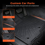 TPE For 2011-2012 Toyota Sienna 7 Seat 3 Rows Floor Mats Liners All Weather