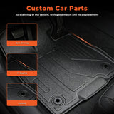 For 2021-2024 Toyota Sienna 8 Seats TPE Floor Mats & Trunk Cargo Liner