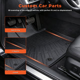 4-Piece All-Weather TPE Floor Mats & Cargo Liner Set for 2025-2026 Toyota Camry