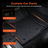 labwork 3PCS Floor Mats Black TPE Replacement for 4Runner 2014-2023 Replacement for GX460 2014-2023