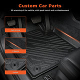 Floor Mats & Cargo with Backrest Mat for Ford Explorer 7 Seats 2020-2025 2026 7seats