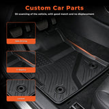 3PCS TPE All-Weather Floor Mats for 2014-2019 Toyota Corolla