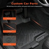 3Pcs Front and Rear TPE Car Floor Mats Replacement for Tahoe 2007-2015