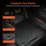 Floor Mats & Trunk Cargo Liner TPE For 2014-2019 Toyota Highlander 7 Seats