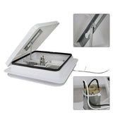labwork Remote Control RV Roof Ventilation Reversible Fan - White with 12V Fan 6 Blades