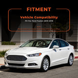 3D Custom Fit TPE Floor Liners & Trunk Mat Set for 2013-2016 Ford Fusion / Lincoln MKZ (Fits Gas/Hybrid, Excludes 2017+)